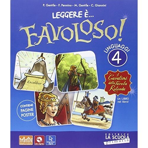 LEGGERE E FAVOLOSO! 4A LIVRO ETUDENTE + DVDROM