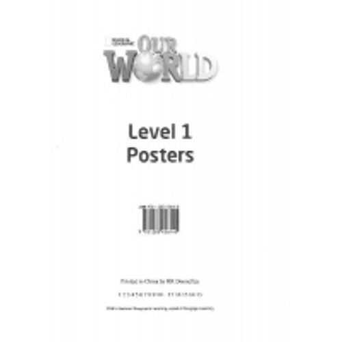 OUR WORLD 1 - POSTERS SET OUR WORLD 1 - POSTERS SET