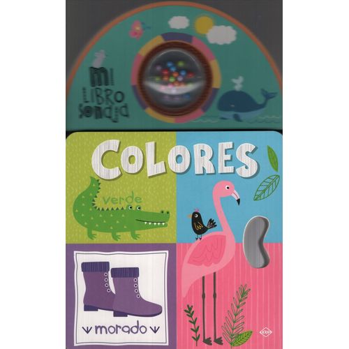 COLORES - MI LIBRO SONAJA CON SONIDO INCLUYE SONAJERO