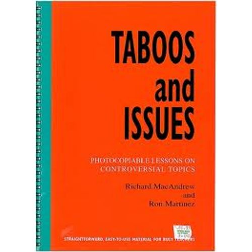 TABOOS AND ISSUES TABOOS AND ISSUES