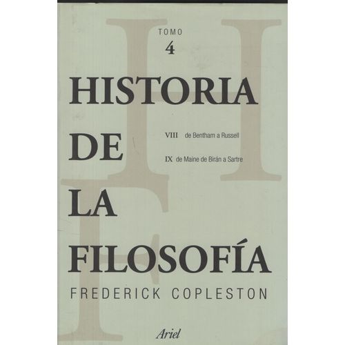 HISTORIA DE LA FILOSOFIA 4 - FREDERICK COPLESTON HISTORIA DE LA FILOSOFIA 4 - FREDERICK COPLESTON
