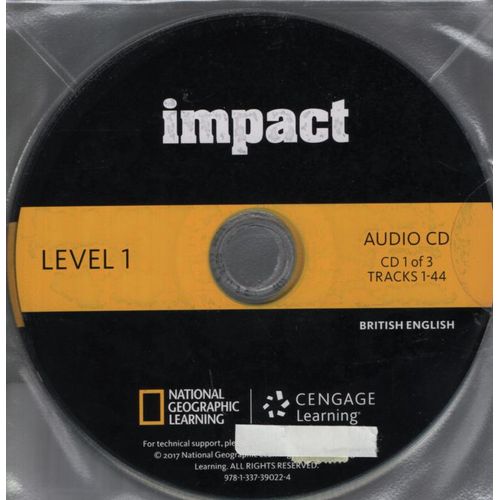 IMPACT 1 - AUDIO (SHORT PRINT RUN AUDIO FORMAT)
