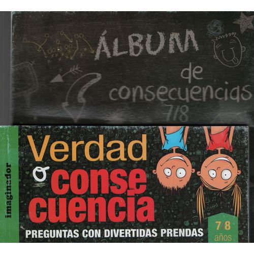 VERDAD O CONSECUENCIA 7/8 AÑOS + ALBUM VERDAD O CONSECUENCIA 7/8 AÑOS + ALBUM