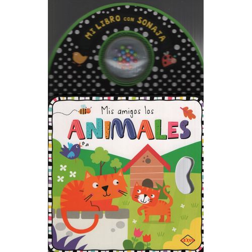 MIS AMIGOS ANIMALES - LIBRO CON SONAJERO