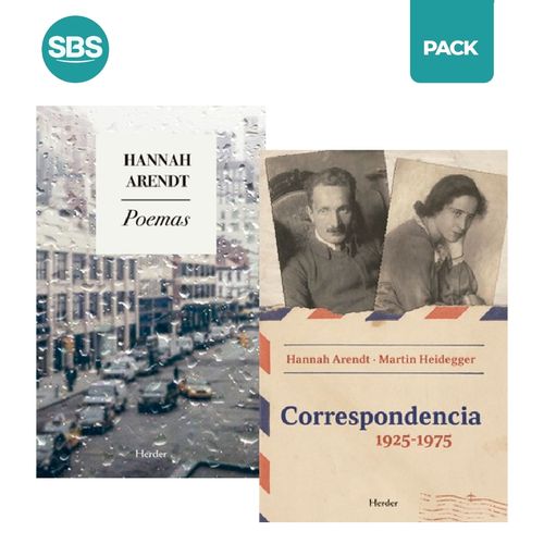 POEMAS + CORRESPONDENCIA 1925-1975 - ARENDT - 2 LIBROS