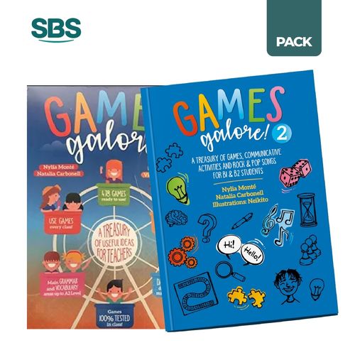 GAMES GALORE 1 Y 2 - 2 LIBROS -  MONTE/CARBONELL