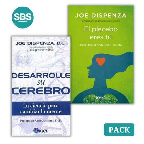 DESARROLLE SU CEREBRO + EL PLACEBO ERES TU - DISPENZA - 2 LI