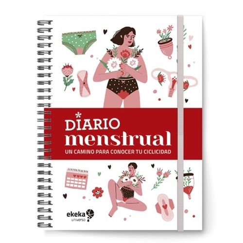 DIARIO MENSTRUAL - TAPA ROJA - PAOLA NEYRA