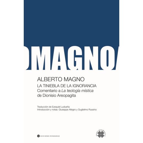 LA TINIEBLA IGNORANCIA - ALBERTO MAGNO
