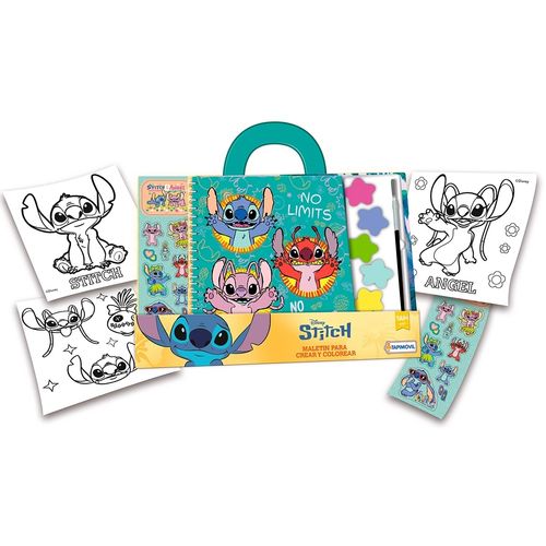 MALETIN CREAR Y COLOREAR - STITCH