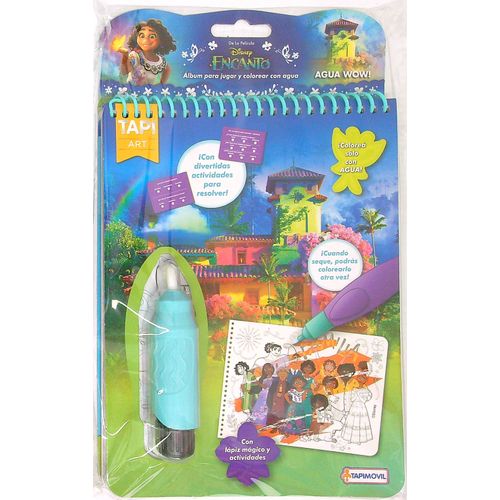 ENCANTO - AGUA WOW - TAPI ART - INCLUYE LAPIZ MAGICO DE AGUA