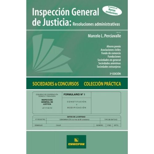 INSPECCION GENERAL DE JUSTICIA 3ERA. EDICION