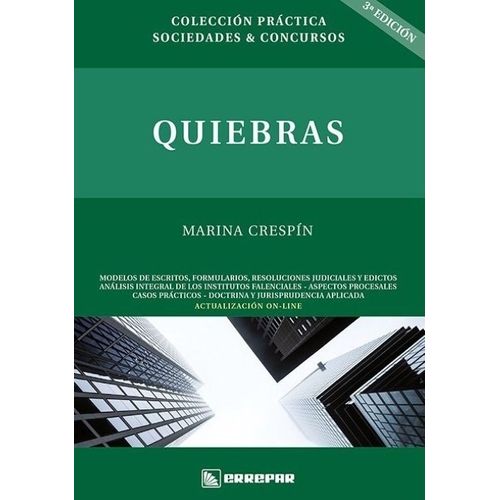 QUIEBRAS 3RA. EDICION - MARINA CRESPIN.