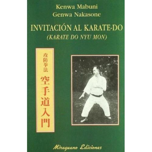 INVITACION AL KARATE-DO - KENWA MABUNI - GENWA NAKASONE