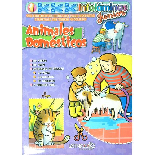 ANIMALES DOMESTICOS - INFOLAMINAS JUNIOR ANIMALES DOMESTICOS - INFOLAMINAS JUNIOR