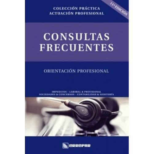CONSULTAS FRECUENTES - ORIENTACION PROESIONAL 11VA. EDICION