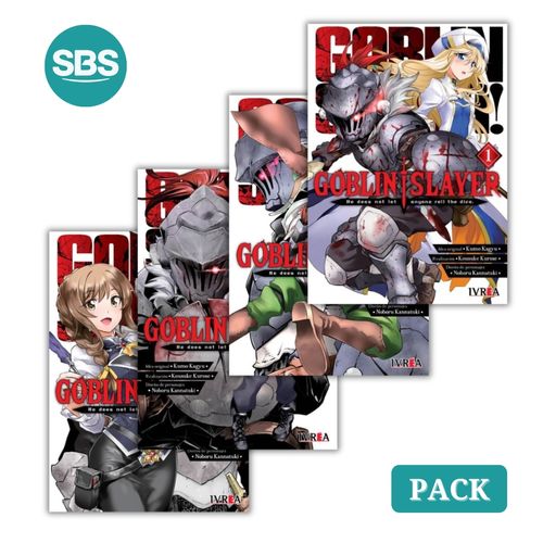 PACK GOBLIN SLAYER - VOL. 1 AL 4 - 4 LIBROS