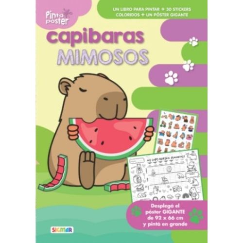 CAPIBARAS MIMOSOS - PINTO POSTER