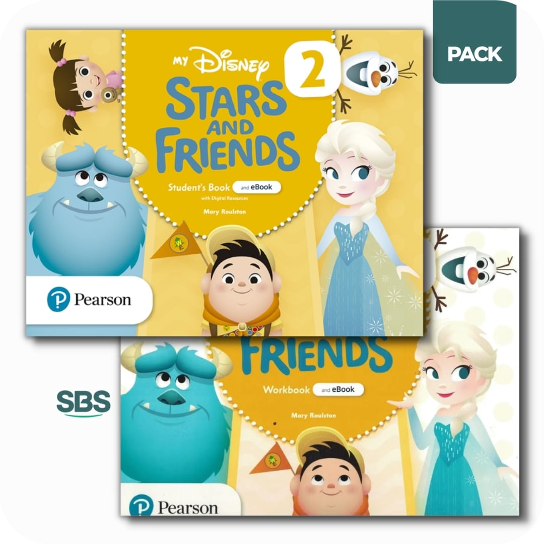 MY DISNEY STARS AND FRIENDS 2 - (AME) STUDENT'S BOOK + WORKB