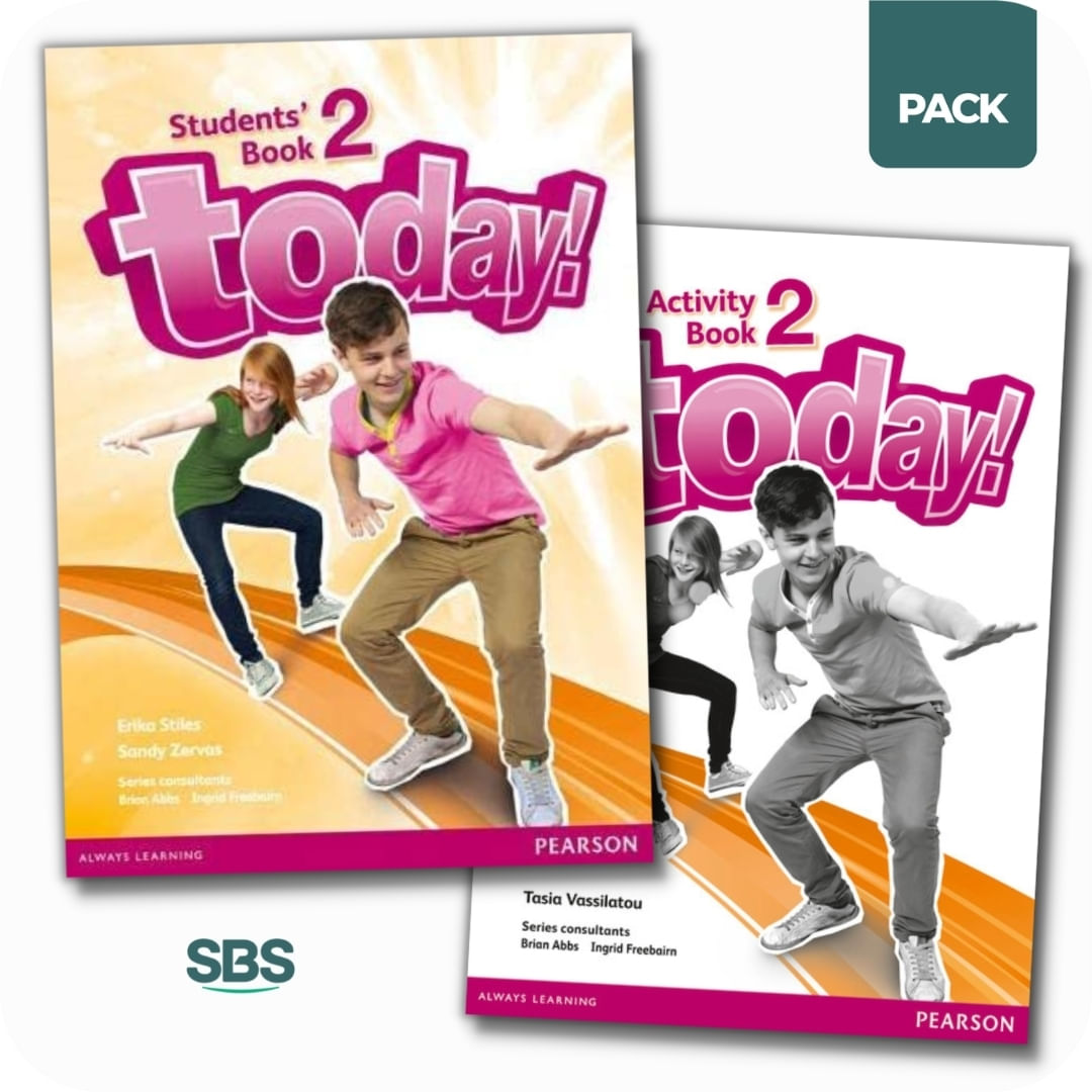 TODAY 2 - STUDENT'S BOOK + WORKBOOK PACK - 2 LIBROS