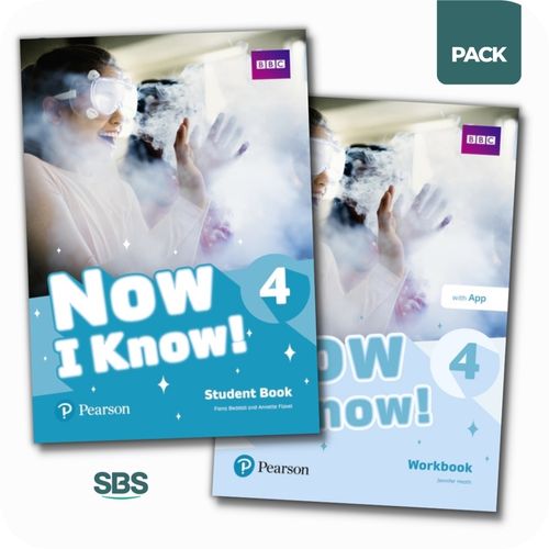 NOW I KNOW 4 - STUDENT'S BOOK + WORKBOOK PACK - 2 LIBROS