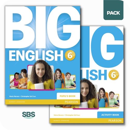 BIG ENGLISH 6 - STUDENT'S BOOK + WORKBOOK PACK - (BR) 2 LIBR