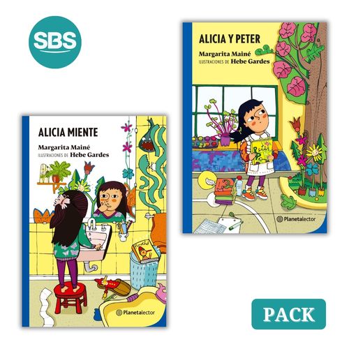 PACK MAINE - ALICIA MIENTE + ALICIA Y PETER - 2 LIBROS