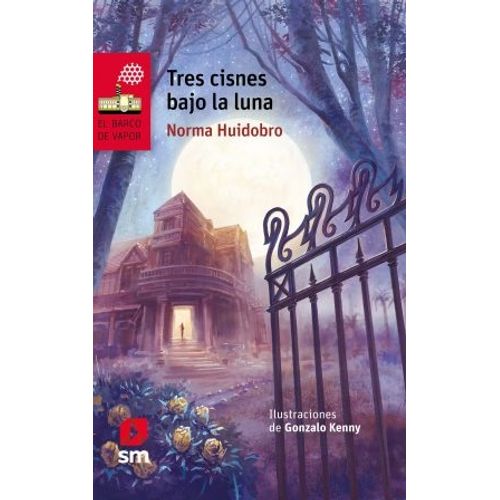 TRES CISNES BAJO LA LUNA
