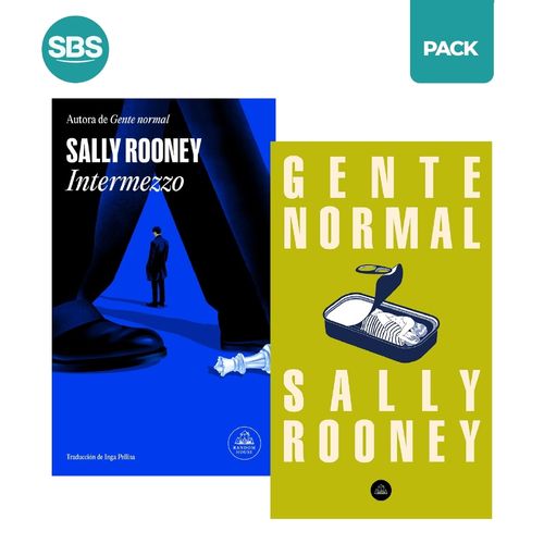 INTERMEZZO + GENTE NORMAL - ROONEY - 2 LIBROS