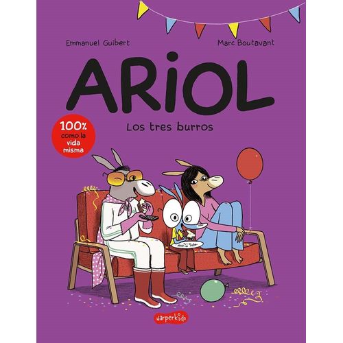 LIBRO LOS TRES BURROS - ARIOL - GUIBERT - BOUTAVANT