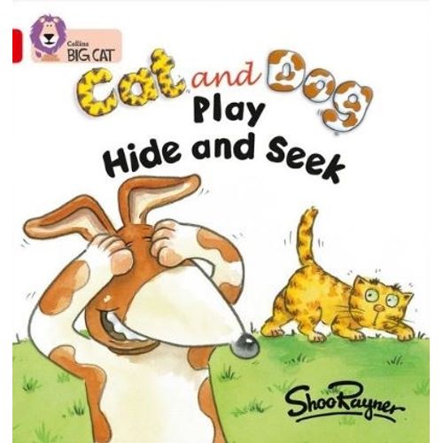 CAT AND DOG PLAY HIDE AND SEEK - BIG CAT 2A / RED A - RAYNER