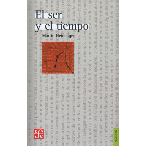 EL SER Y TIEMPO - HEIDEGGER, MARTIN