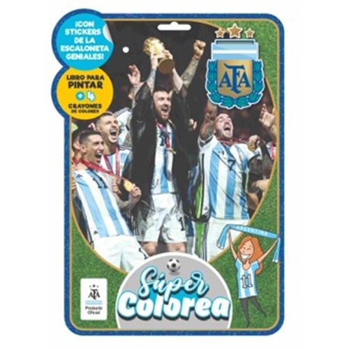 AFA SELECCION NACIONAL - FLOW PACK SUPER COLOREA + STICKERS