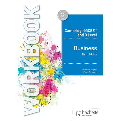 CAMBRIDGE IGCSE AND O LEVEL BUSINESS 6TH.EDITION - WORKBOOK