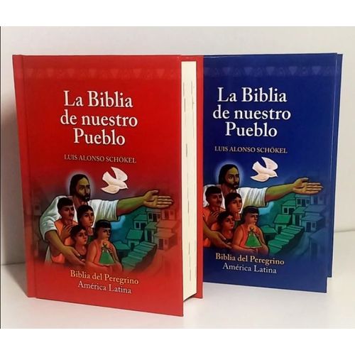 BIBLIA DE NUESTRO PUEBLO - CLARETIANA - CHICA - ROJA/AZUL