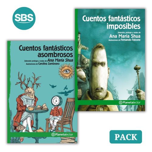 CUENTOS FANTASTICOS - IMPOSIBLES + ASOMBROSOS - 2 LIBROS
