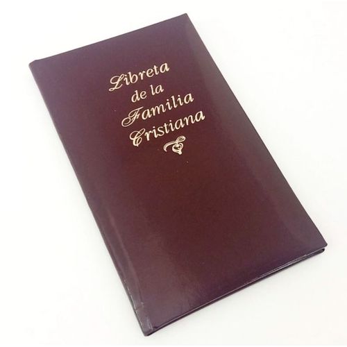 LIBRETA DE LA FAMILIA CRISTIANA - TAPA DURA ACOLCHADA CUERO LIBRETA DE LA FAMILIA CRISTIANA - TAPA DURA ACOLCHADA CUERO