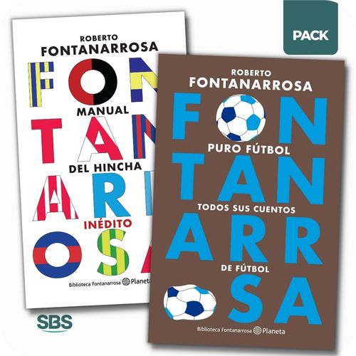 PURO FUTBOL + MANUAL DEL HINCHA - 2 LIBROS - FONTANARROSA
