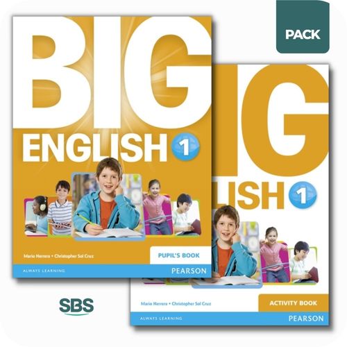 BIG ENGLISH 1 - STUDENT'S BOOK + WORKBOOK PACK - (BR) 2 LIBR