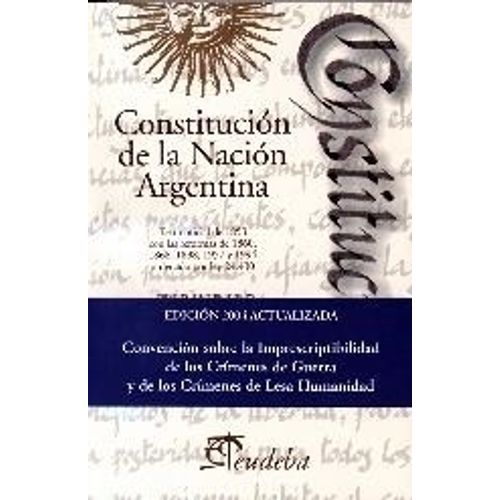 CONSTITUCION DE LA NACION ARGENTINA - HEBE MABEL LEONARDI DE