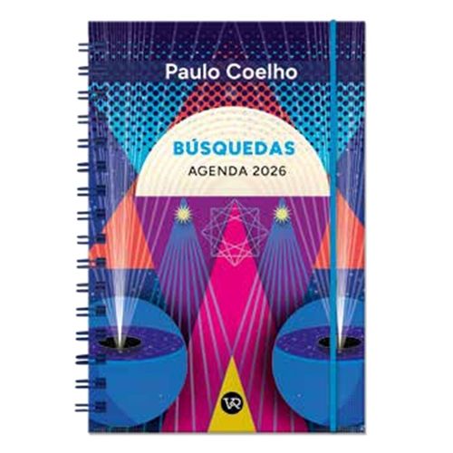 AGENDA 2026 PAULO COELHO - BUSQUEDAS - CYAN - ANILLADA
