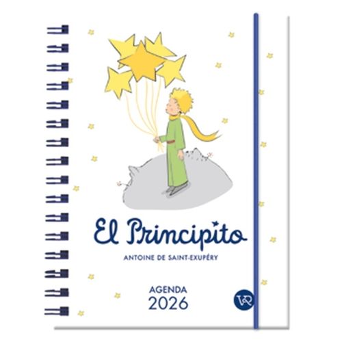 AGENDA 2026 EL PRINCIPITO - BLANCA - ANILLADA