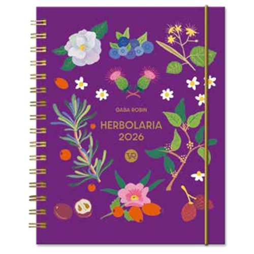 AGENDA 2026 HERBOLARIA - BRUJA POP - GABA ROBIN - ANILLADO