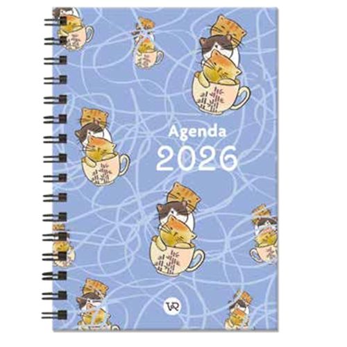 AGENDA 2026 GATOS - ANILLADA AGENDA 2026 GATOS - ANILLADA