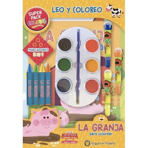 LA GRANJA PARA COLOREAR - SUPER PACK PARA COLOREAR - LEO Y C