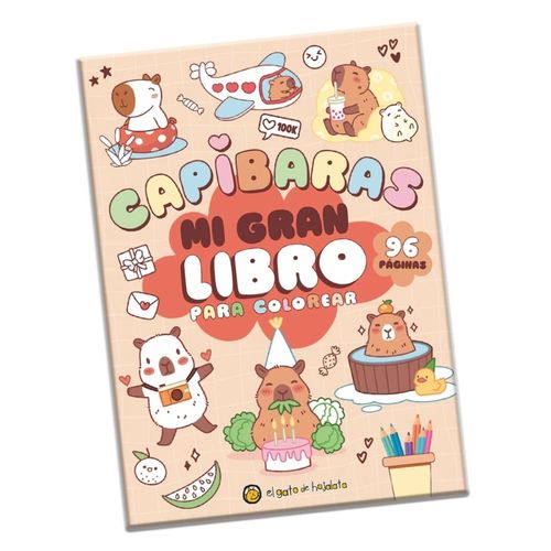 MI GRAN LIBRO PARA COLOREAR CAPIBARAS - MAYUSCULAS