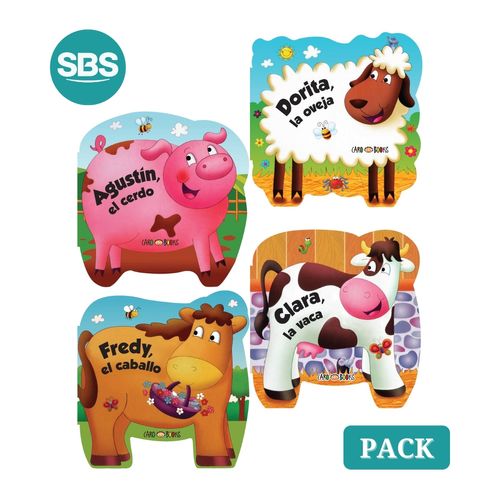 PACK AMIGOS DE LA GRANJA - AGUSTIN EL CERDO + CLARA LA VACA