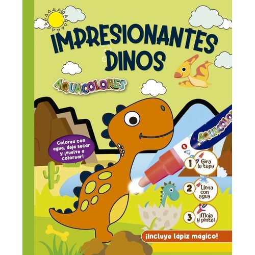 IMPRESIONANTES DINOS - AQUACOLORES