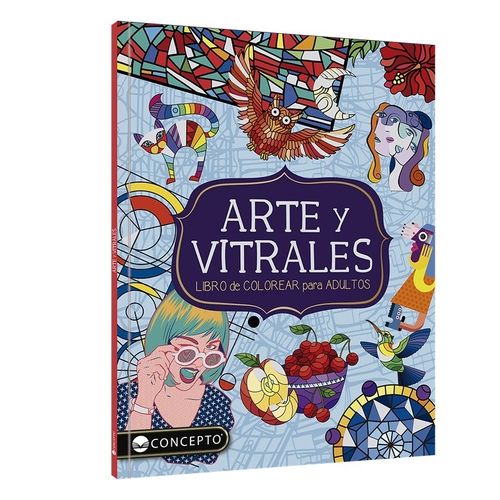 ARTE Y VITRALES - LIBRO DE COLOREAR - COLORES Y EMOCIONES