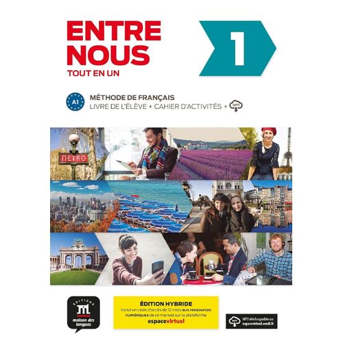 ENTRE NOUS 1 A1 - LIVRE + CAHIER